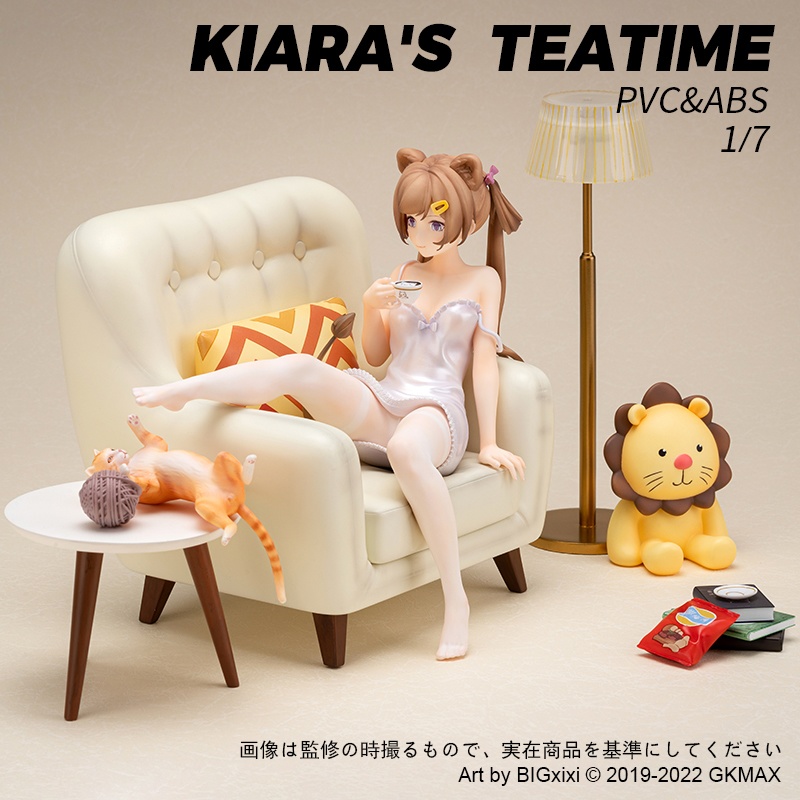 【プレセール】1/7 GKMAX-Kiara's teatime フィギュア ガレージキット(全高177mm) PVC製 オリキャラ