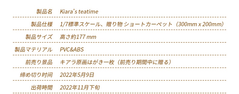 【プレセール】1/7 GKMAX-Kiara's teatime フィギュア ガレージキット(全高177mm) PVC製 オリキャラ