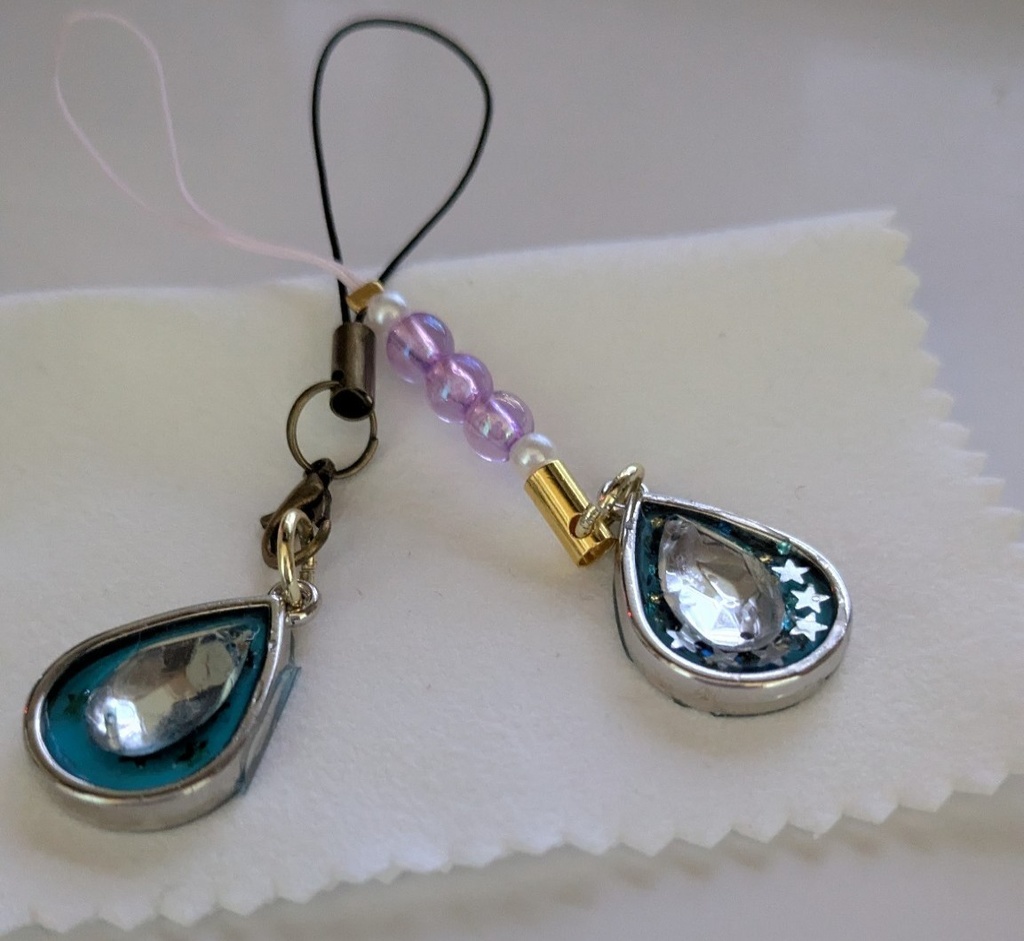 幻夢魔石店ストラップ プロトタイプ《夜影ノしずく》