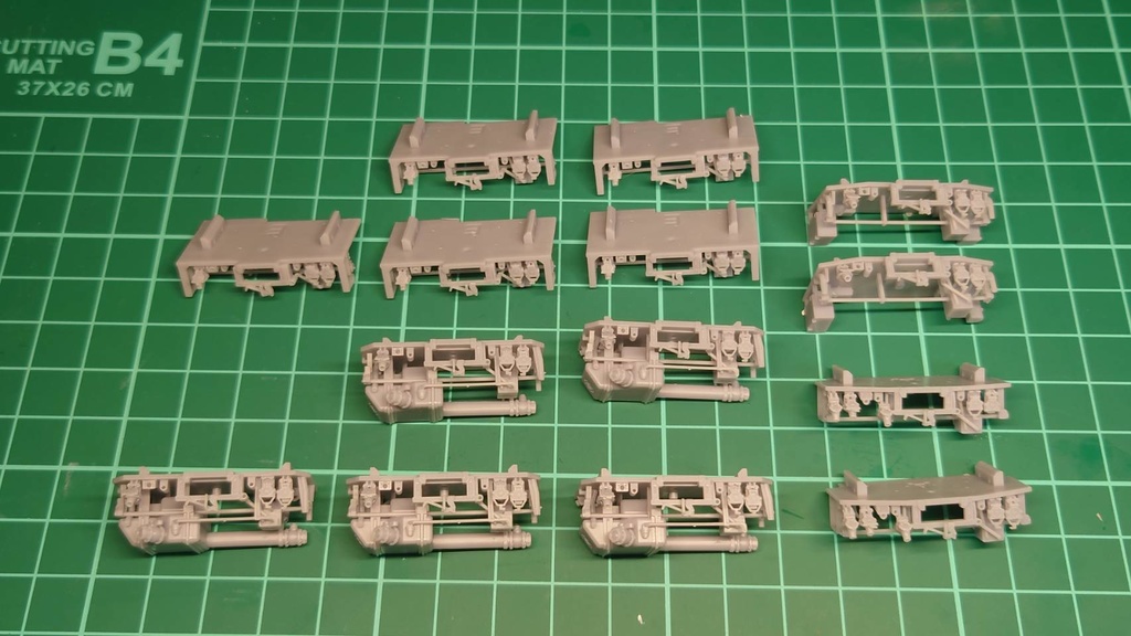 ※材質変更版※ サロンエクスプレス東京用 車端床下パーツ 1/80(HO)