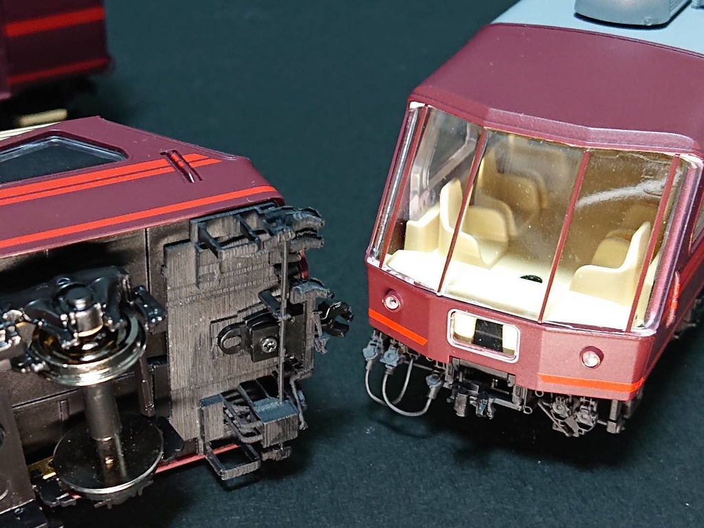 ※材質変更版※ サロンエクスプレス東京用 車端床下パーツ 1/80(HO)