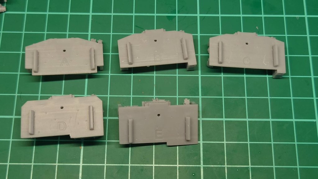 ※材質変更版※ サロンエクスプレス東京用 車端床下パーツ 1/80(HO)