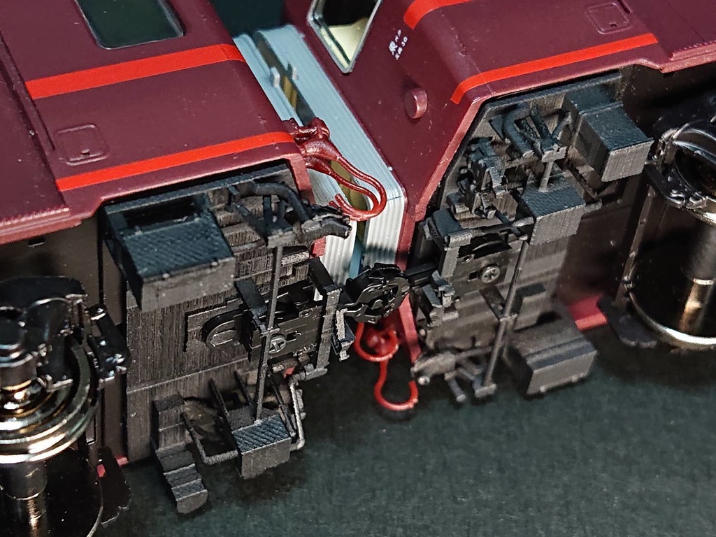 ※材質変更版※ サロンエクスプレス東京用 車端床下パーツ 1/80(HO)