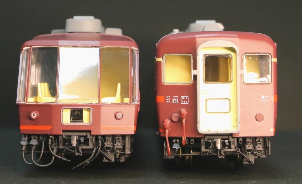 ※材質変更版※ サロンエクスプレス東京用 車端床下パーツ 1/80(HO)