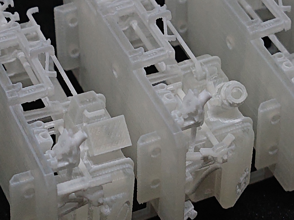 1/80 14系座席車 車端パーツ トイレ側・ドア側 ※素材変更品