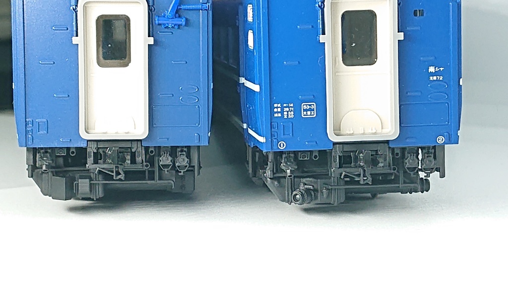 1/80 14系座席車 車端パーツ トイレ側・ドア側 ※素材変更品