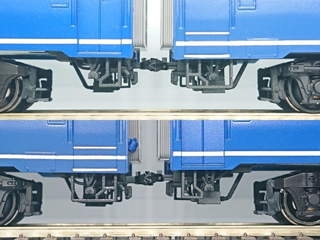 1/80 14系座席車 車端パーツ トイレ側・ドア側 ※素材変更品