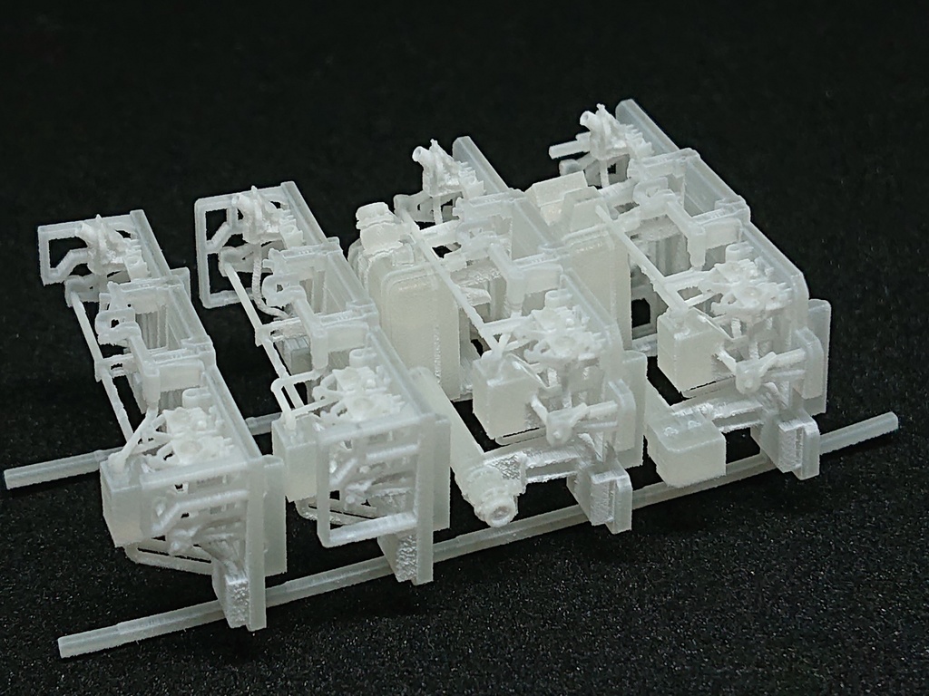 1/80 14系座席車 車端パーツ トイレ側・ドア側 ※素材変更品