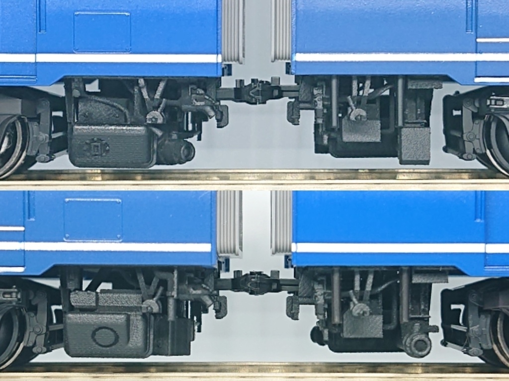 1/80 14系座席車 車端パーツ トイレ側・ドア側 ※素材変更品