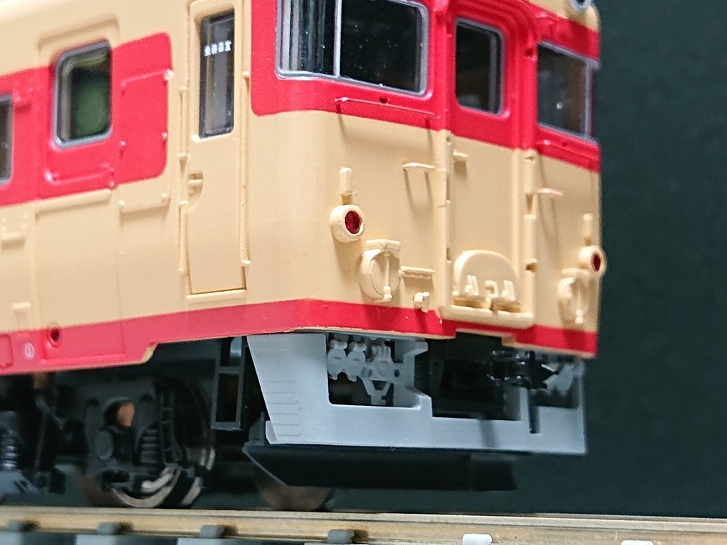 キハ56/キハ58系パノラミック用 スカート・カプラーポケットパーツ HOサイズ