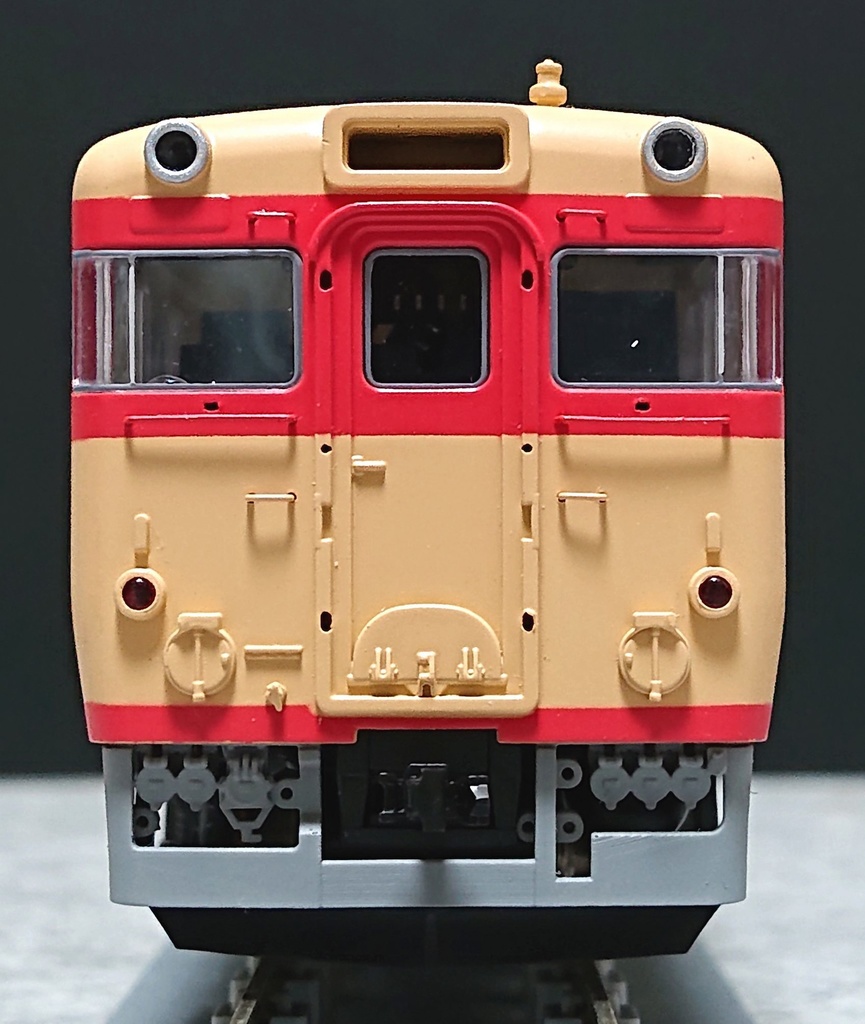 キハ56/キハ58系パノラミック用 スカート・カプラーポケットパーツ HOサイズ