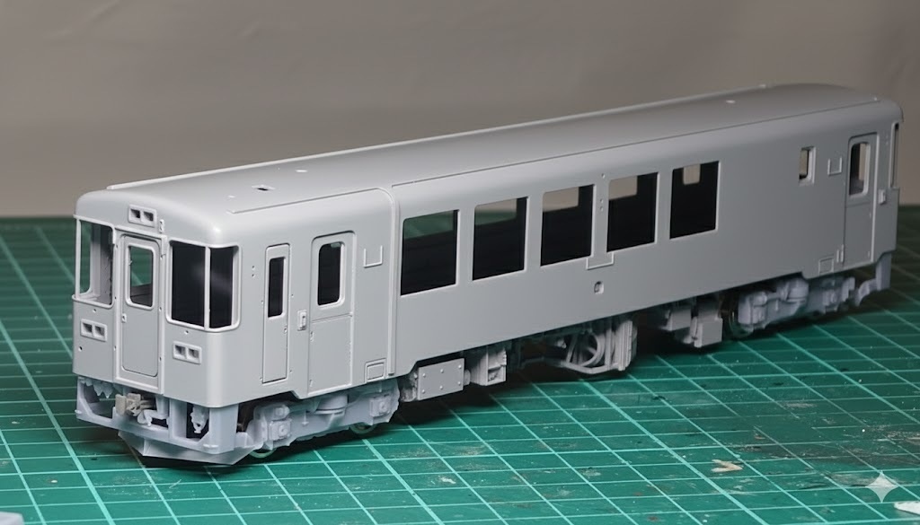 予定品 1/80 北の軽快気動車 3D×ペーパーキット