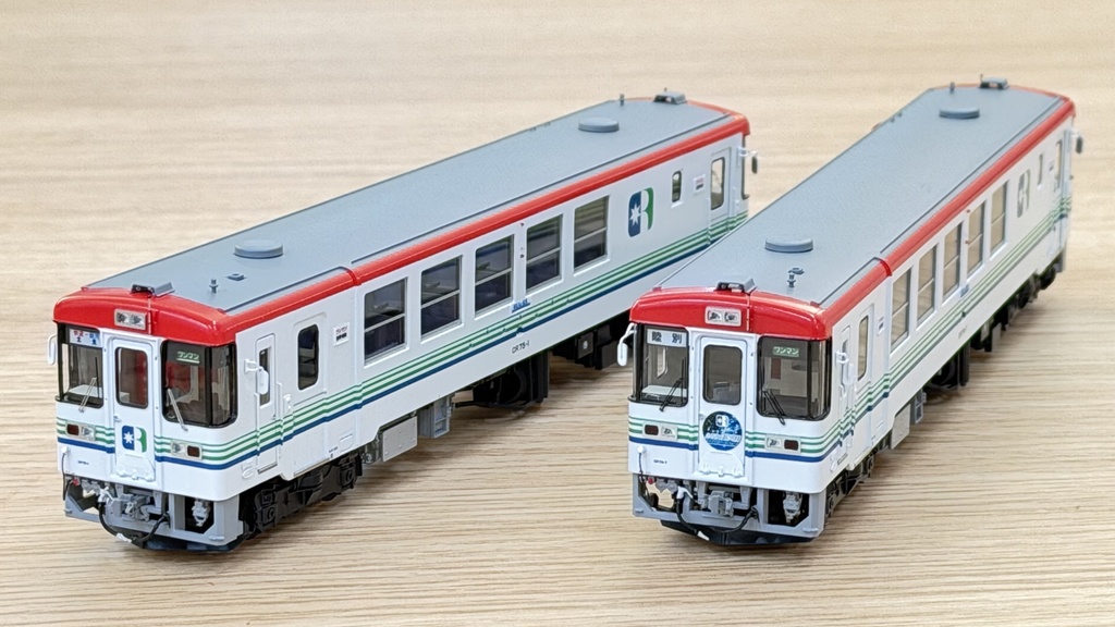 予定品 1/80 北の軽快気動車 3D×ペーパーキット