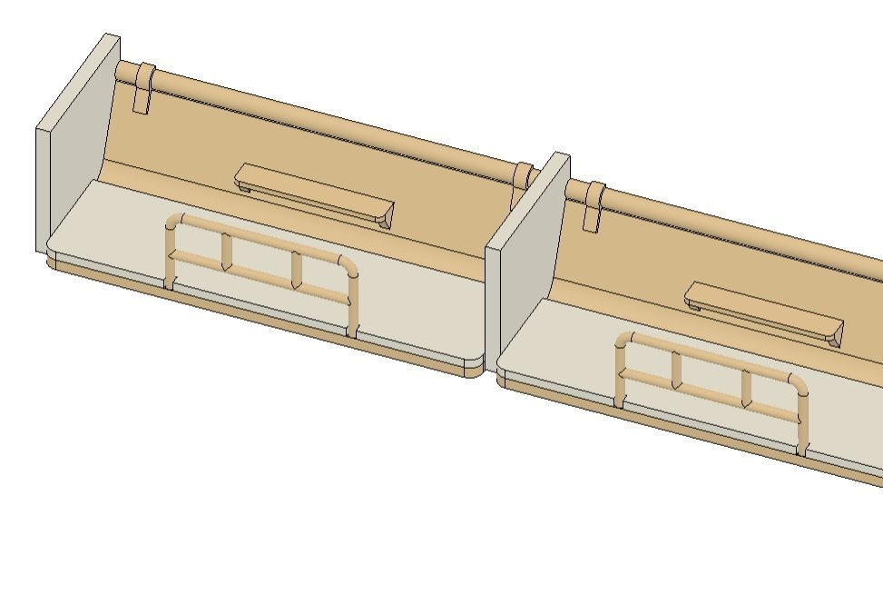 1/80 583系寝台表現パーツ