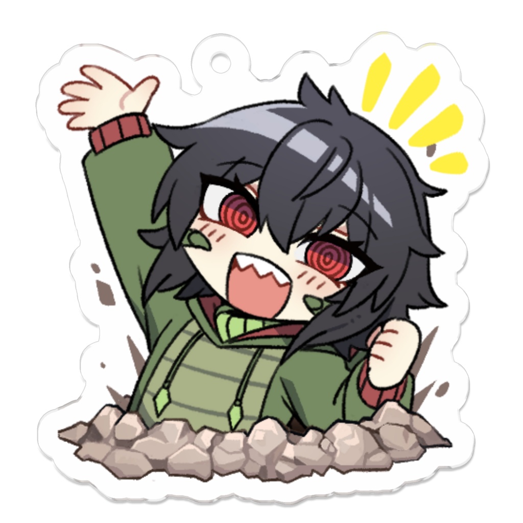 怪獣ちゃんのアクリルキーホルダー