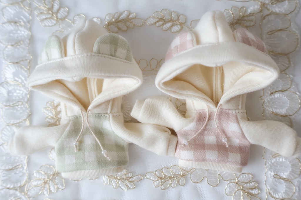 くま耳パーカー