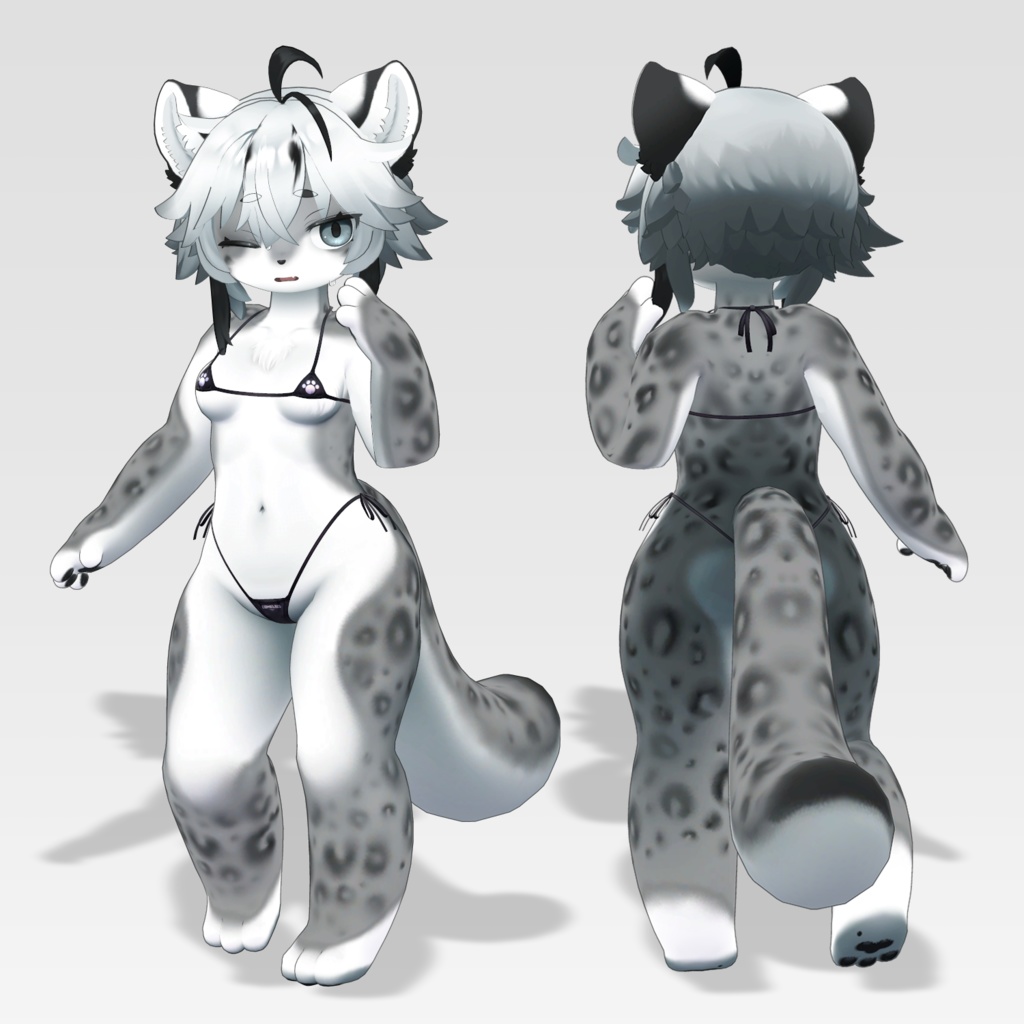 ビキニパーカー-HaishimaSwimsuit-(灰島ちゃん用)