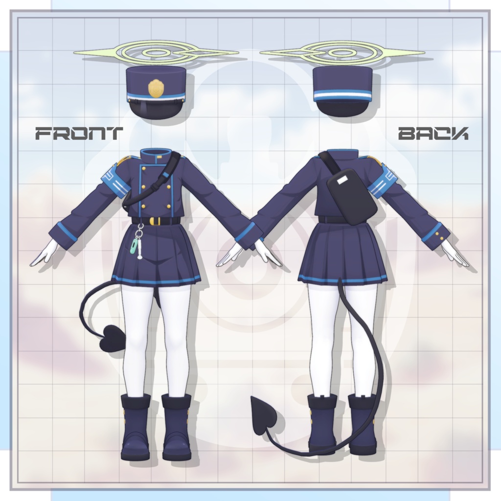 ハイランダー鉄道学園制服【Syupogaki】