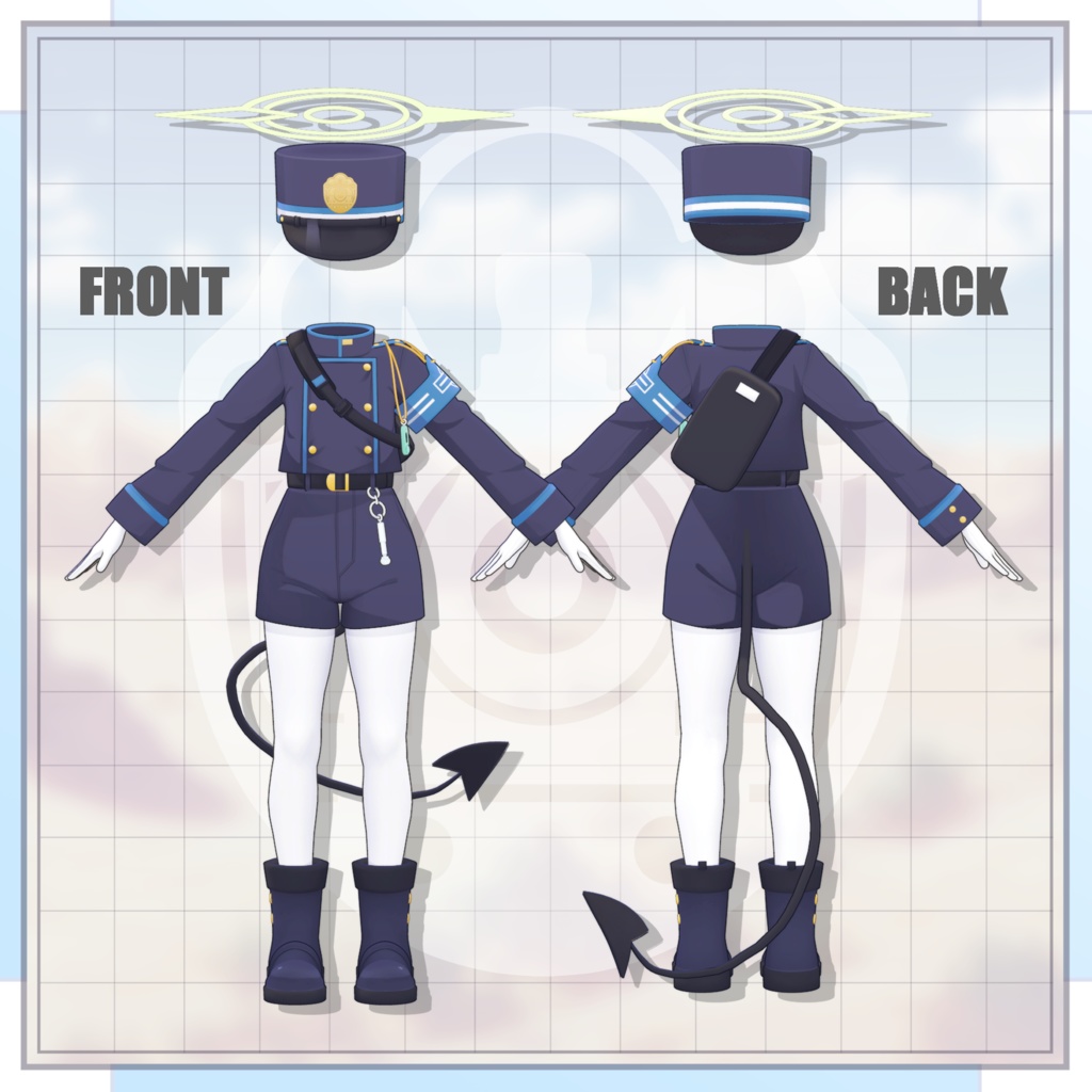 ハイランダー鉄道学園制服【Syupogaki】