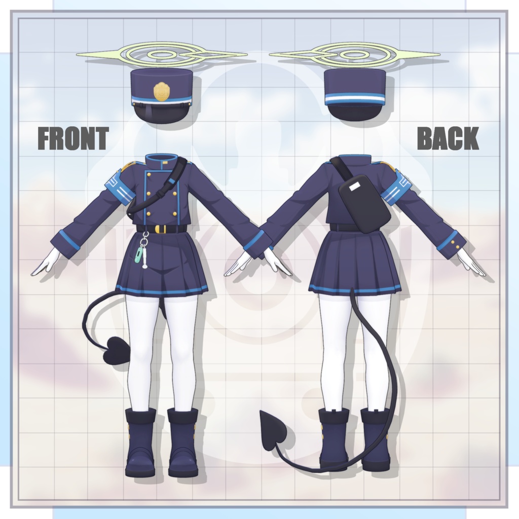 ハイランダー鉄道学園制服【Syupogaki】