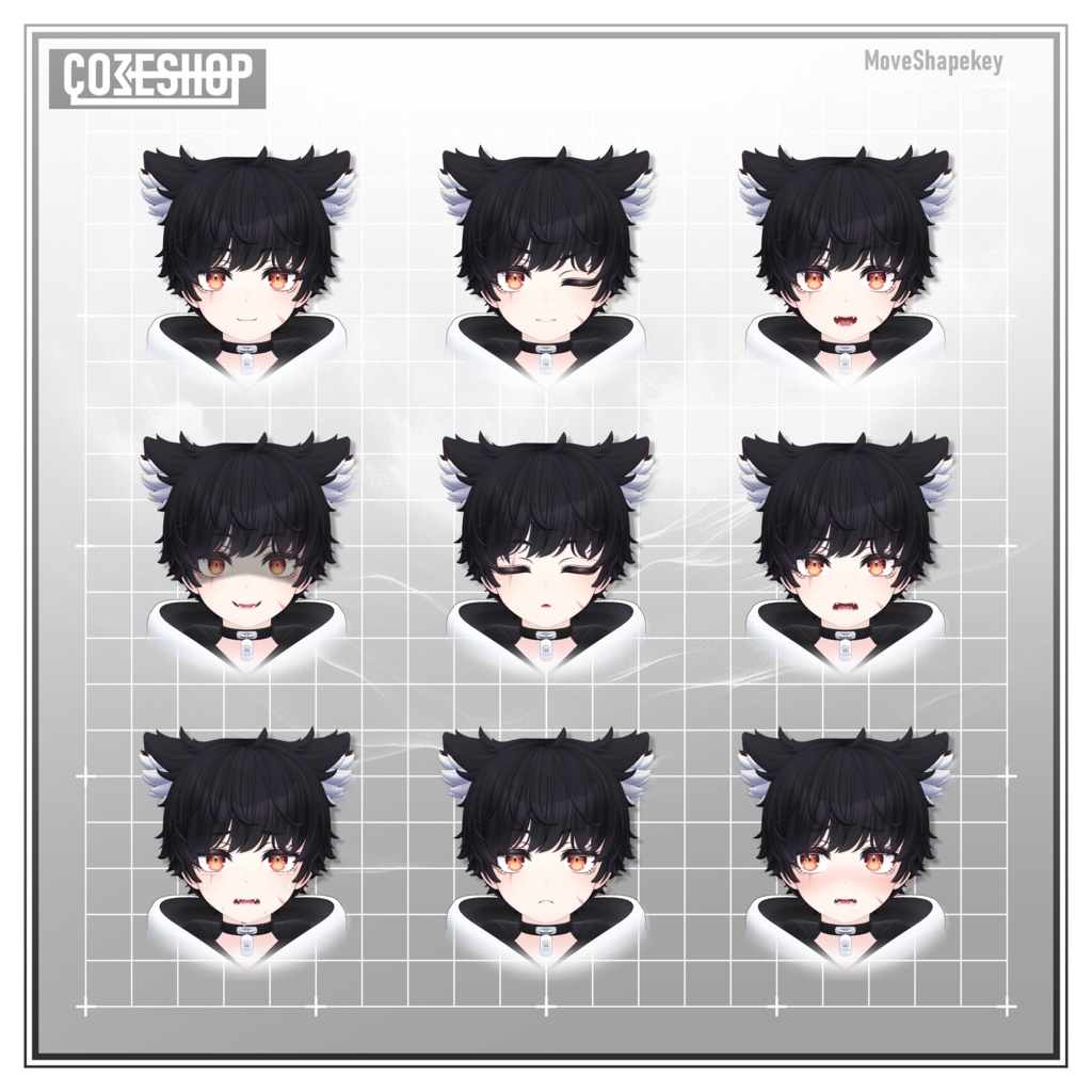 オリジナル3Dモデル「リュオン-Ryuon-」