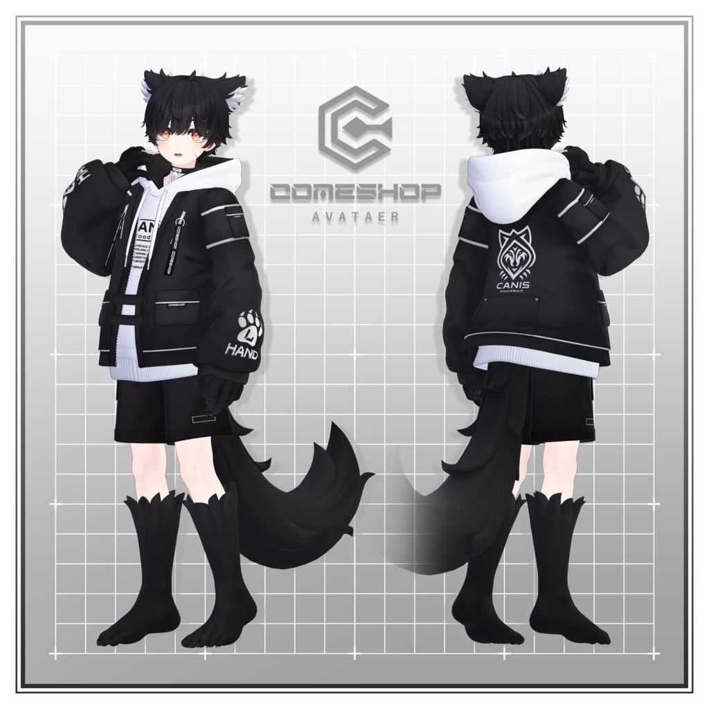 オリジナル3Dモデル「リュオン-Ryuon-」