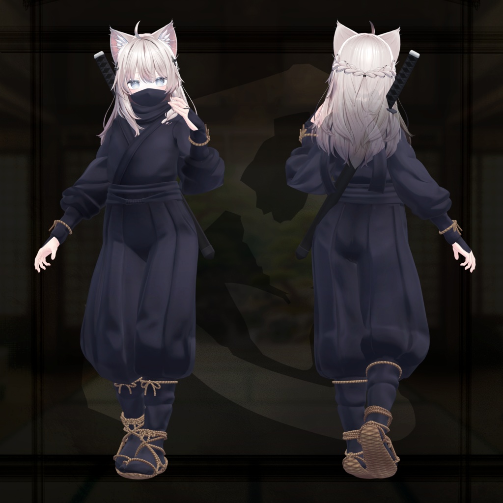 ClassicNinjaStyle ー忍ー【6複数アバター対応/武器ギミック付】