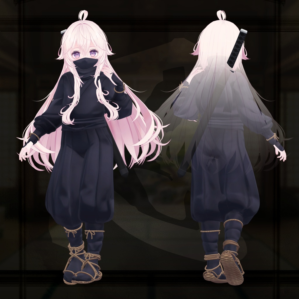 ClassicNinjaStyle ー忍ー【6複数アバター対応/武器ギミック付】