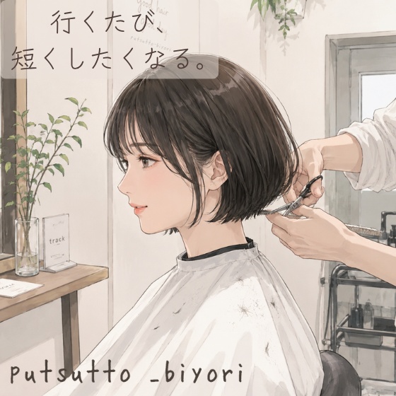 行くたび、短くしたくなる。