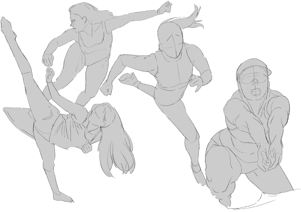 【PDF版】ポーズアイデア&模写に使える!イラストスキルアップのための絵の練習帳5月号