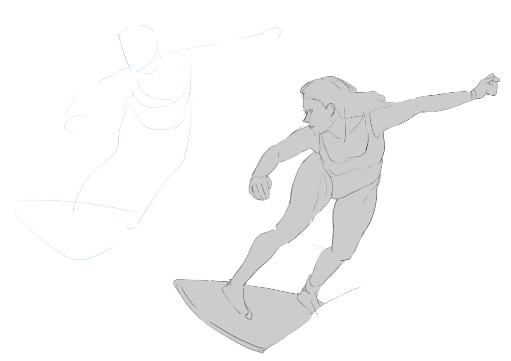 【Clipstudio版】ポーズアイデア&模写に使える!イラストスキルアップのための絵の練習帳5月号