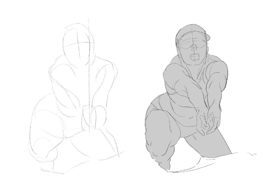 【Clipstudio版】ポーズアイデア&模写に使える!イラストスキルアップのための絵の練習帳5月号