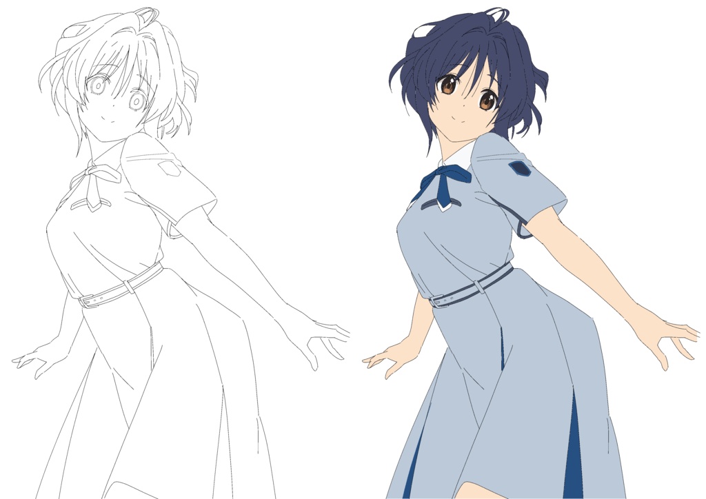 【Clipstudio版】ポーズアイデア&模写に使える!イラストスキルアップのための絵の練習帳5月号