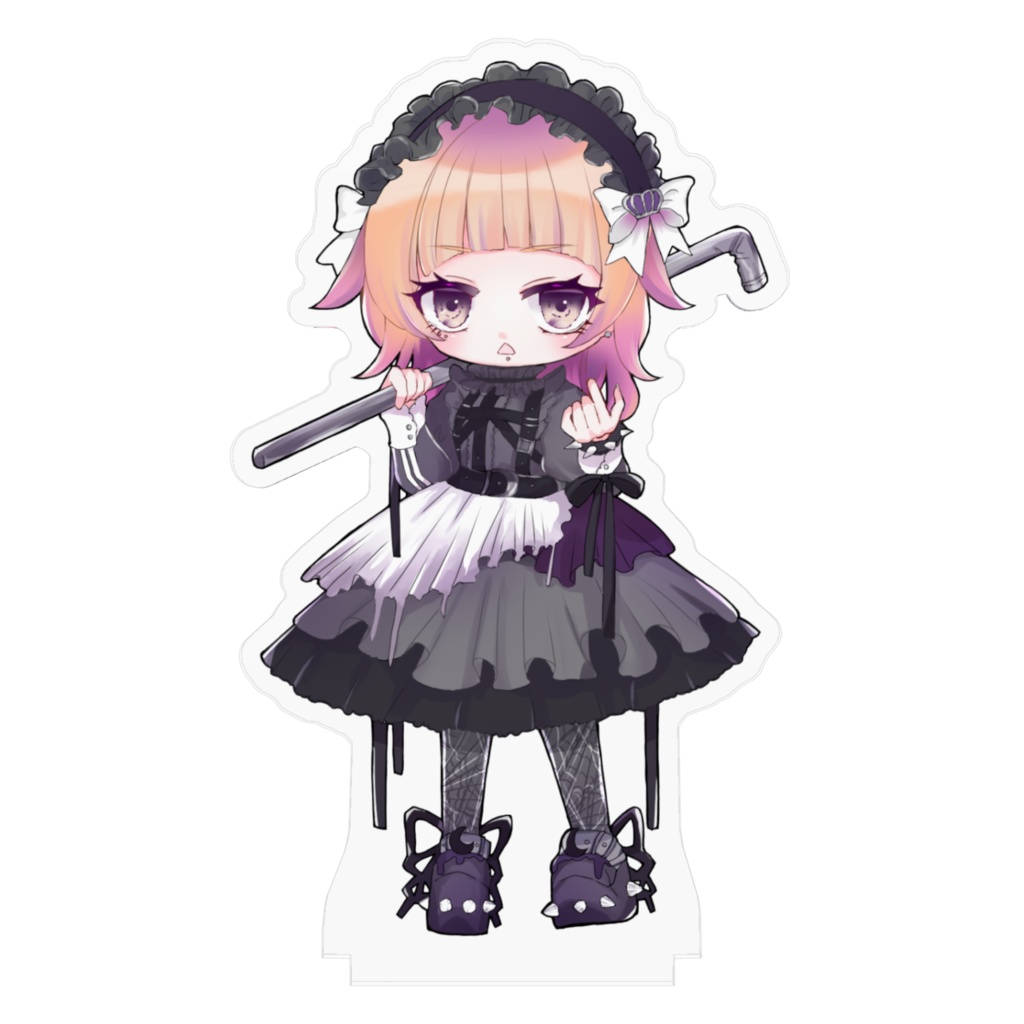 3周年記念【SD紫月カレン鉄パイプver.】アクリルスタンド