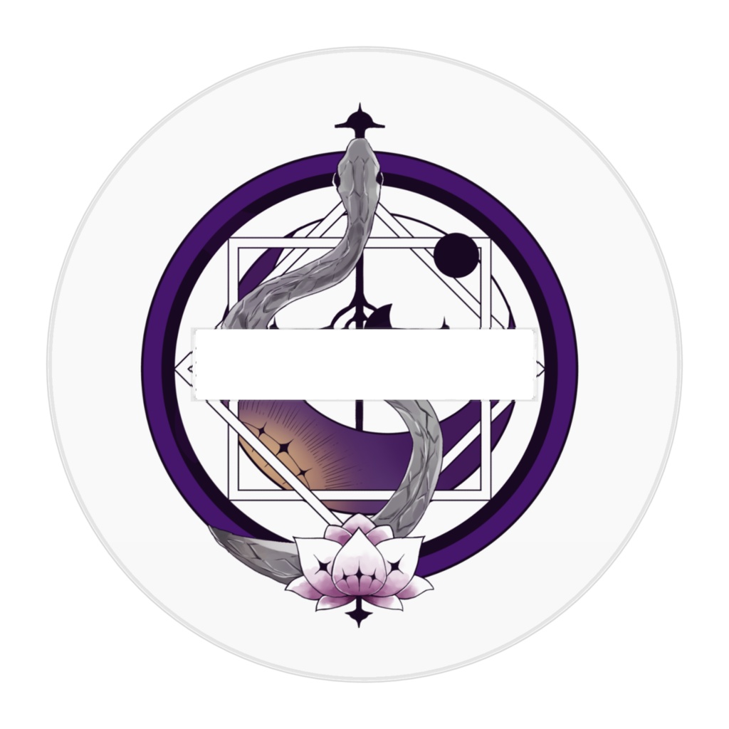 3周年記念【行間考察しそうな紫月】アクリルスタンド