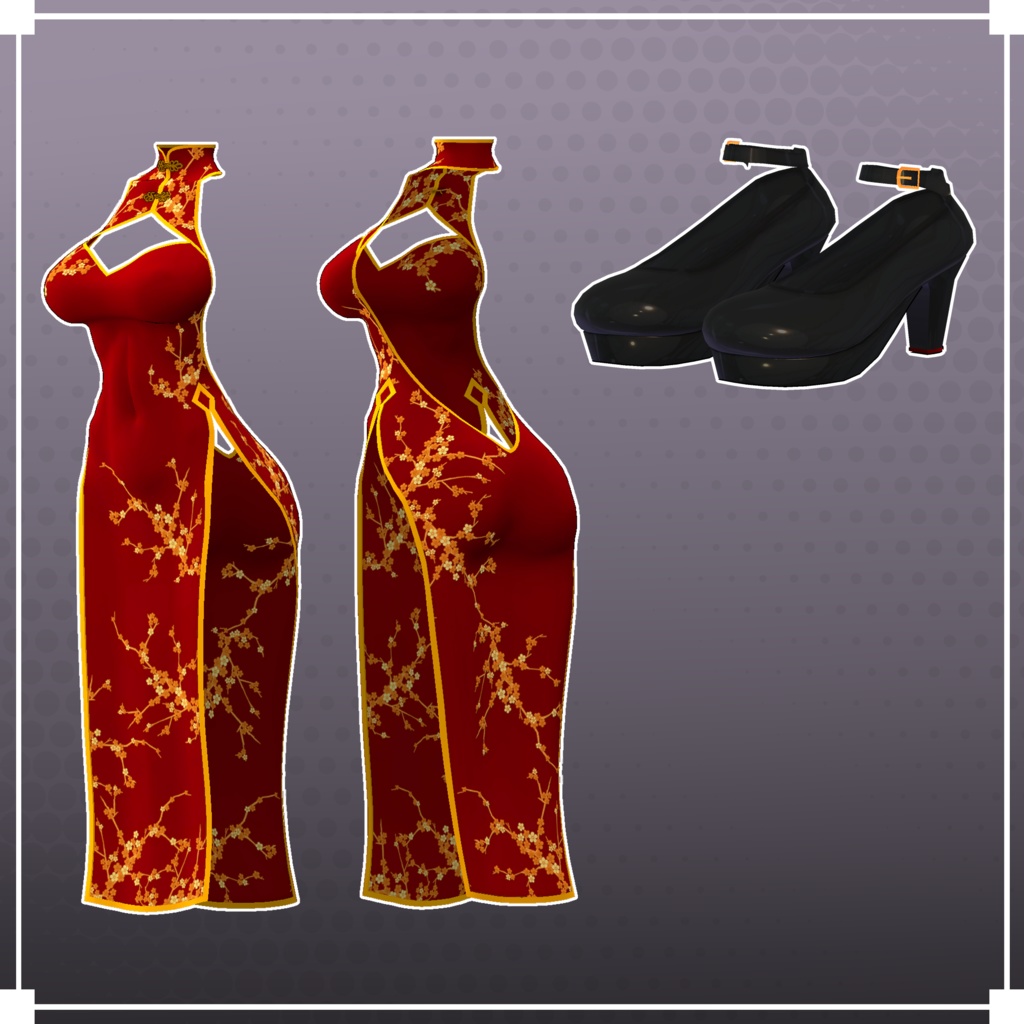 チャイナドレス-China Dress-_Ver1.0.1 IOLI・VAZILE・白狼対応