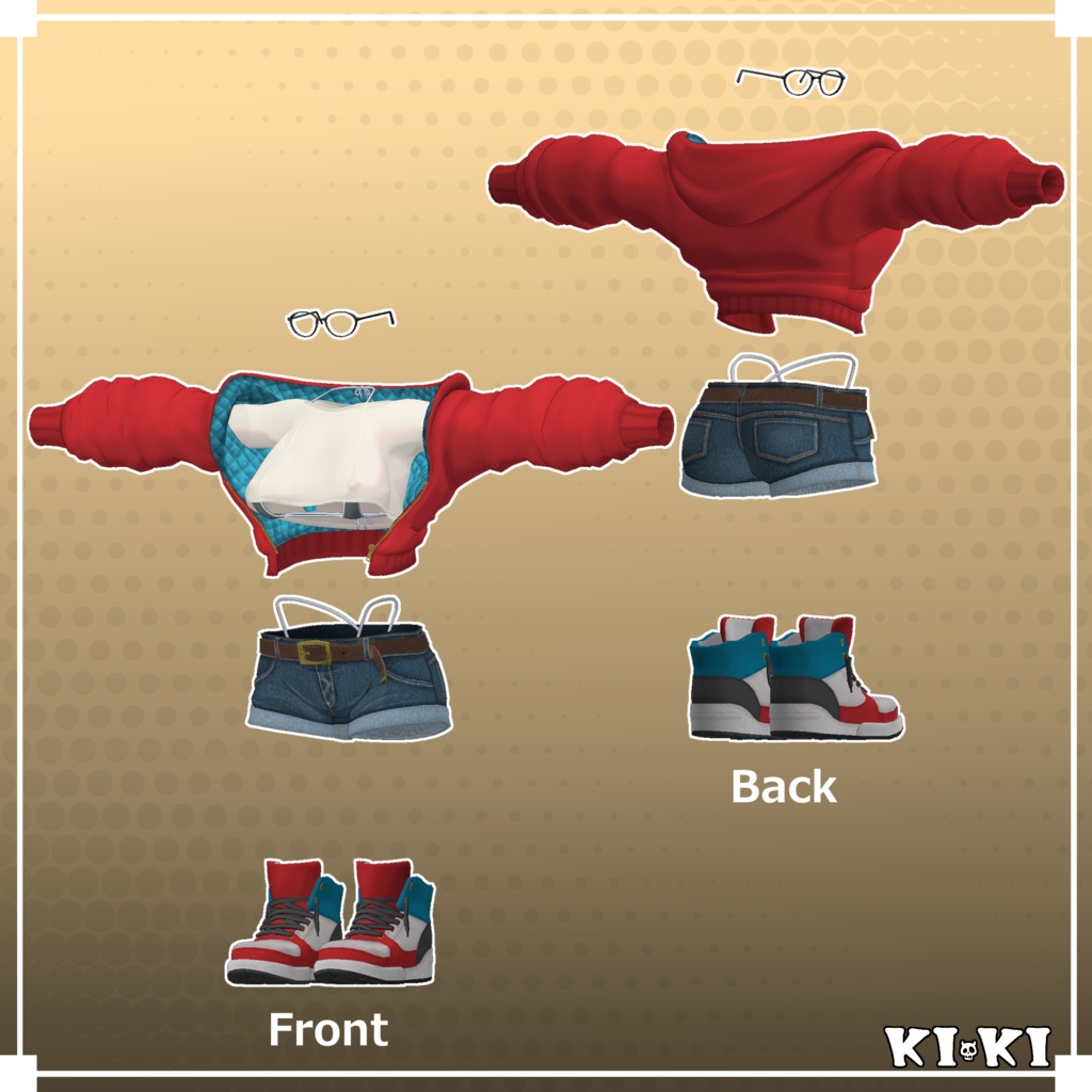 ZIZI_衣装 -Lurunet・IOLI・VAZILE・白狼 対応-