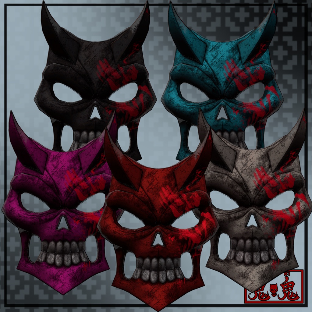 【3Dモデル】骨面01