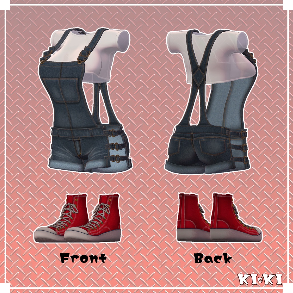 オーバーオール【3D衣装】