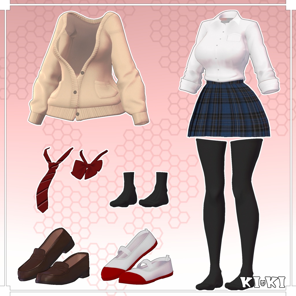 制服セット【3D衣装】