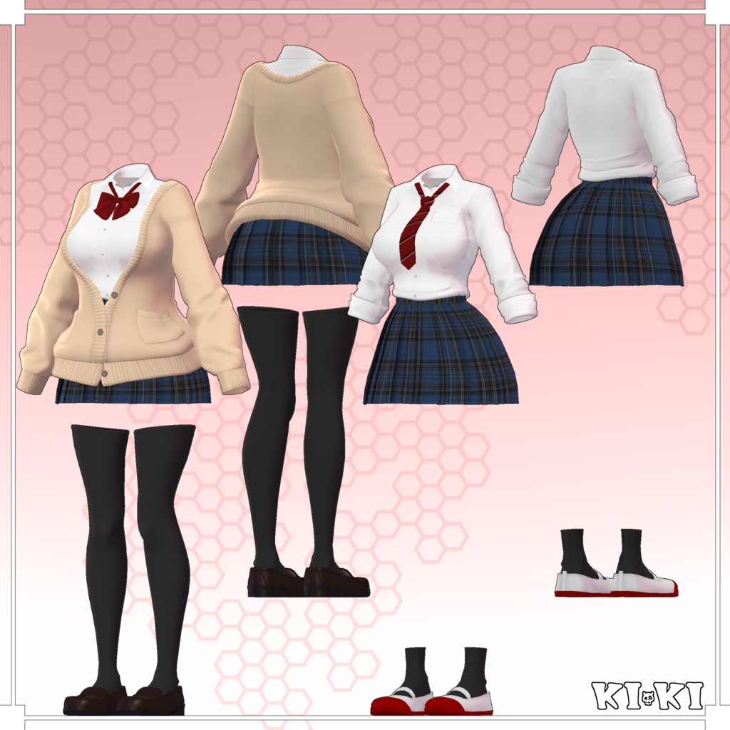 制服セット【3D衣装】