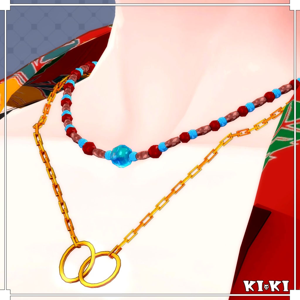 柄シャツ【3D衣装】