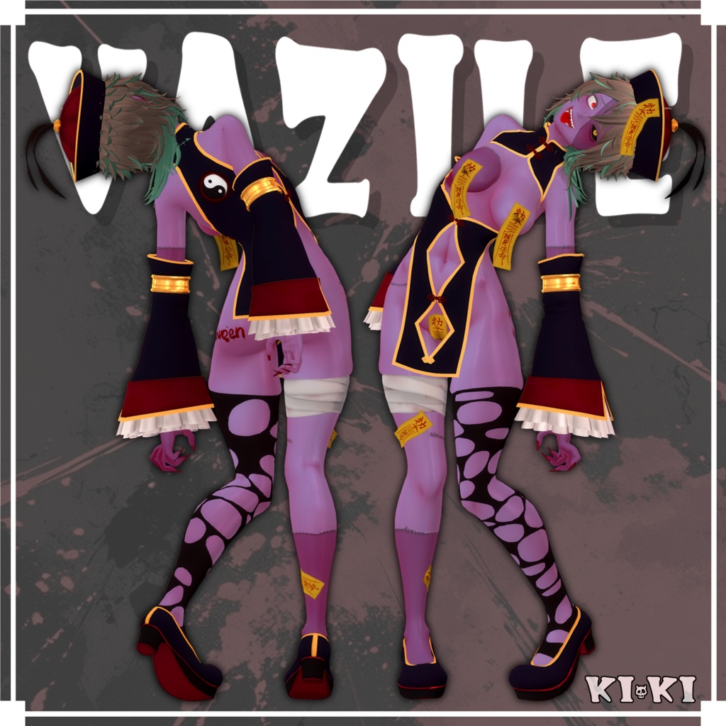 KENZENキョンシー服【3D衣装】