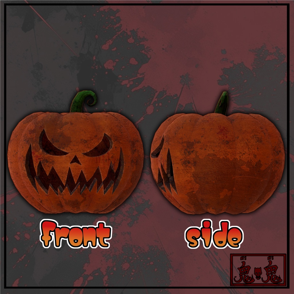 【3Dモデル】カボチャマスク