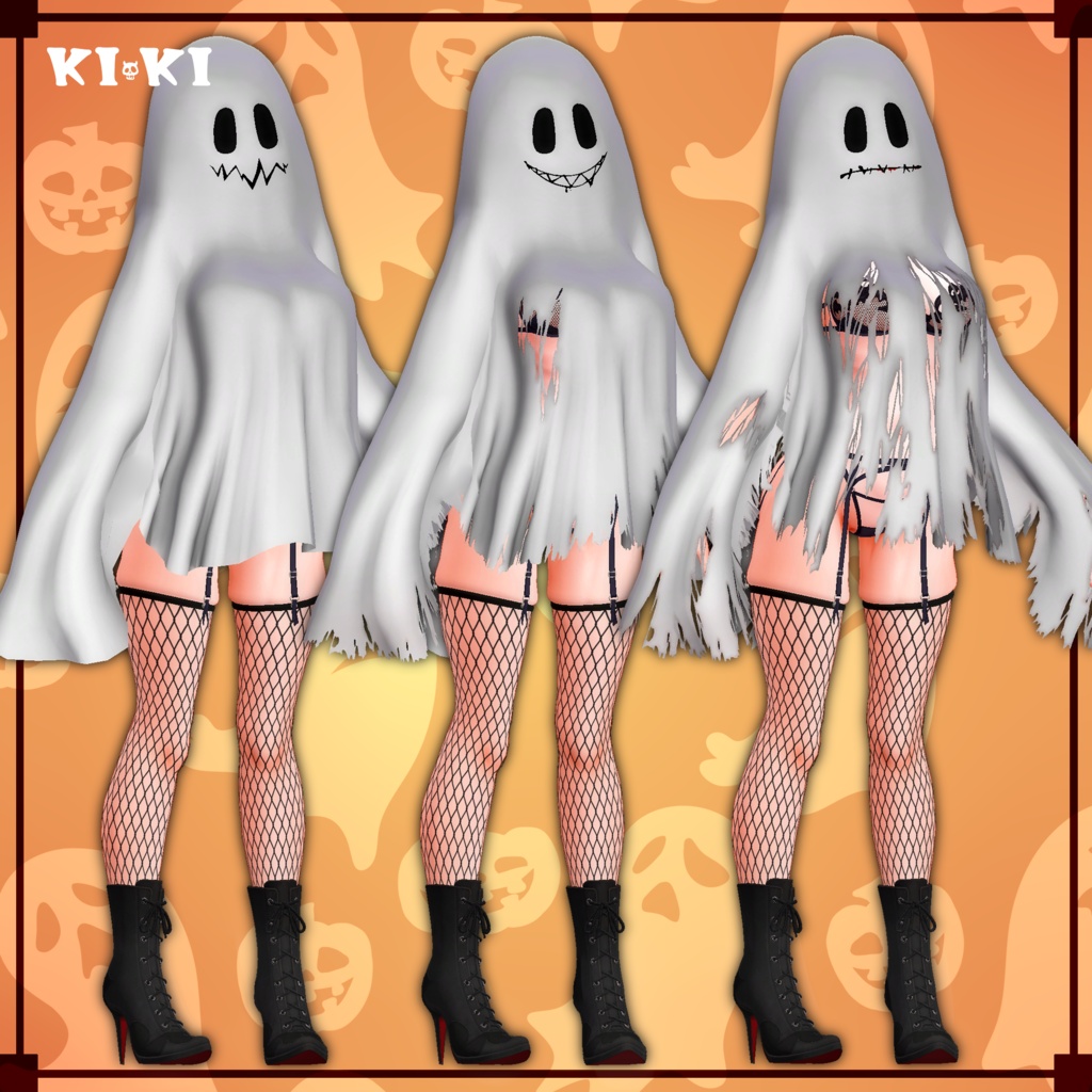 KENZENオバケ【複数モデル対応3D衣装】