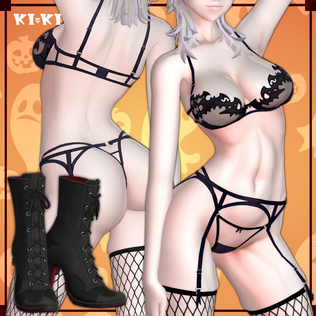 KENZENオバケ【複数モデル対応3D衣装】