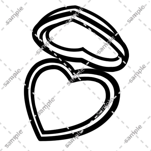 ハートのコンパクト