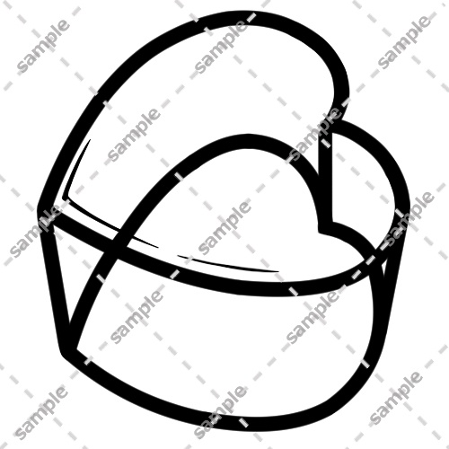 ハートのケース