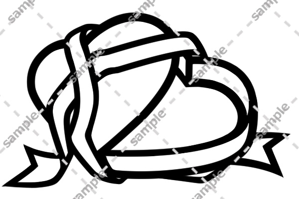 ハートのプレゼントボックス