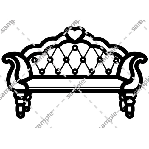 アンティーク風ソファ